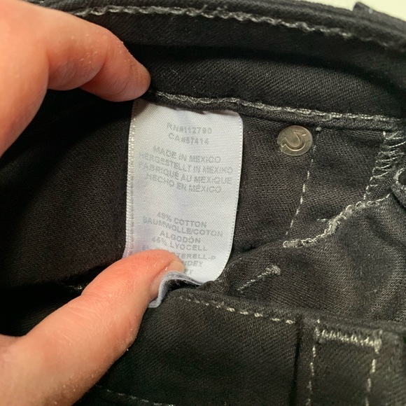 True Religion WOMENS Black Jeans - Picture 6 of 8